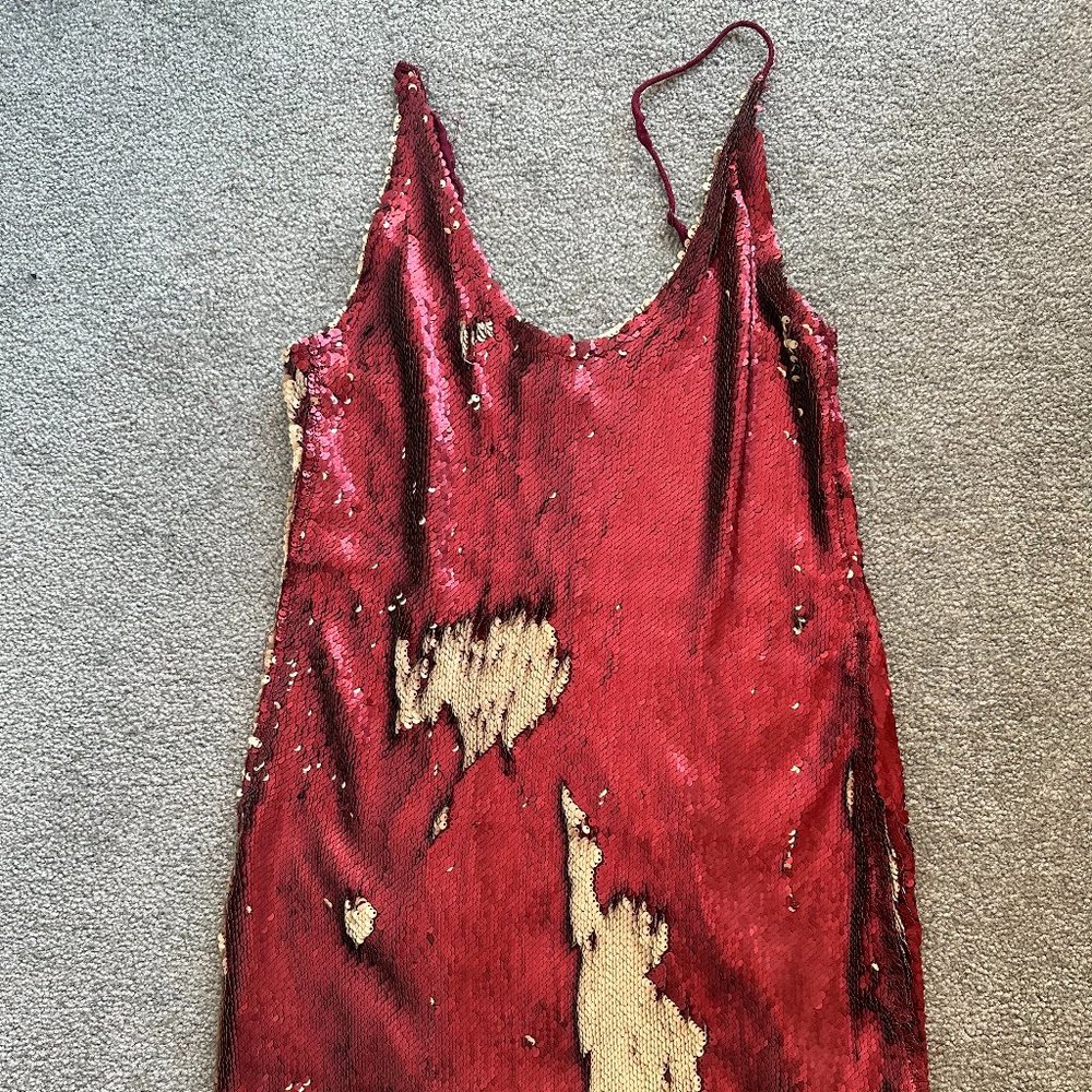 Free People Sparkly Mini Slip Dress